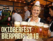 Oktoberfest 2019 - die Preisentwicklung bei den Getränken Bierpreise, Limonaden- und Tafelwasserpreise (©Foto: Martin Schmitz